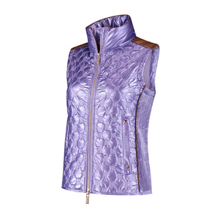 Glossy Bodywarmer Lilac - Lavender Fields