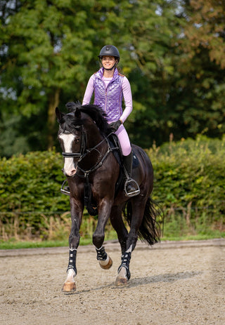 Glossy Bodywarmer Lilac - Lavender Fields