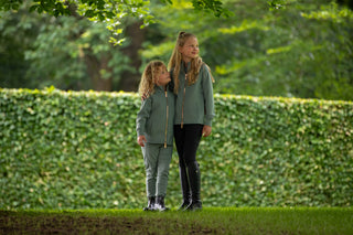 Mini Ros Softshell Training Jacket Zoë Green - Lavender Fields