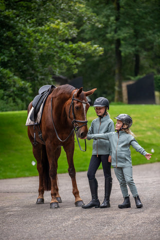 Mini Ros Softshell Training Jacket Zoë Green - Lavender Fields