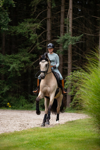 ICONIC Cotton Dressage Saddle Pad - Lavender Fields