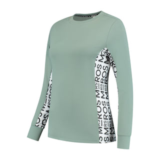 Long Sleeve Training Top Green - Lavender Fields