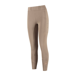 Mrs. Ros Softshell Silhouette Breeches Taupe - Autumn Crush